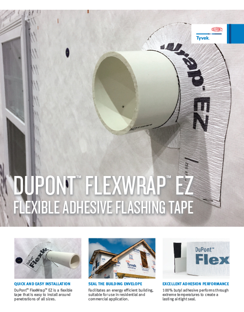 DuPont FlexWrap EZ Adhesive Flashing